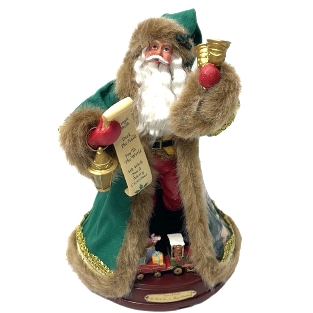 Thomas Kinkade - Season of Harmony Caroling Santa Collection Bradford Exchange
